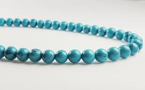 ST62-6 6mm Synthetic Turquoise Rounds
